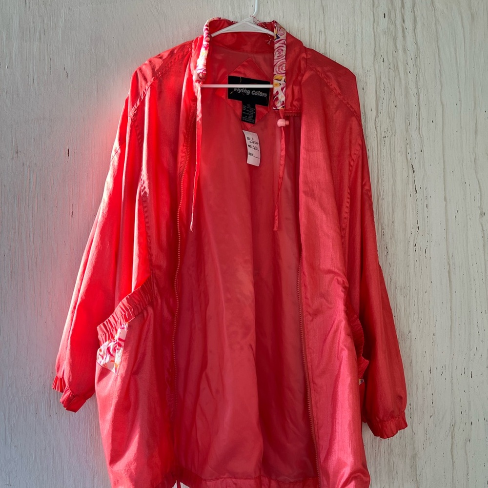 Peach 🍑 Coral Windbreaker